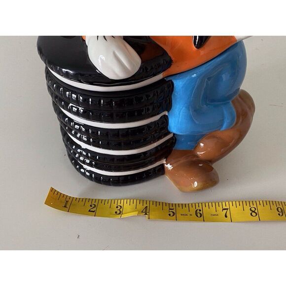 Disney Goofy Leaning On Oreo Stack Ceramic Cookie Jar Hand Painted Large NEW - Picture 7 of 15